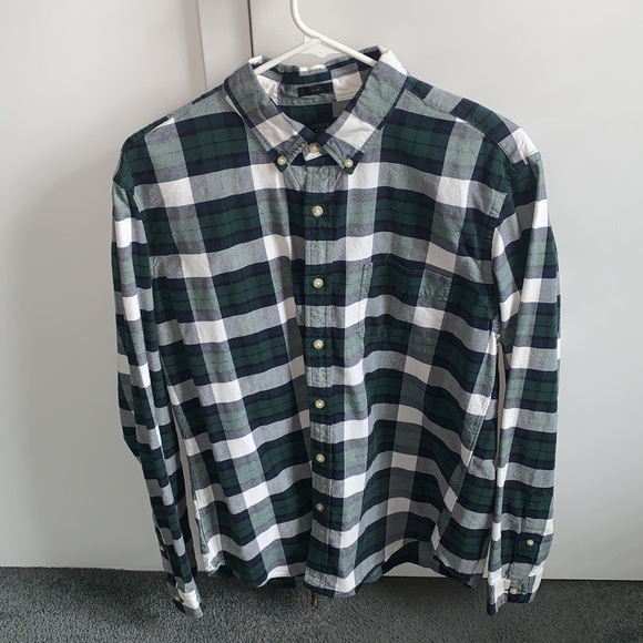 Slim Vintage J. Crew Oxford Shirt - Picture 3 of 4